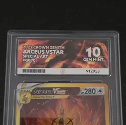 Pokemon TCG Arceus VSTAR GG70/GG70 Crown Zenith Ace 10 - Image 3