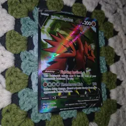 Pokemon Galarian Zapdos V 173/198 Chilling Reign Full Art Ultra Rare Holo - Image 3