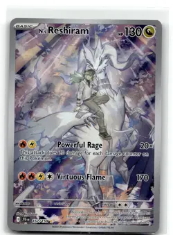 N's Reshiram 167/159 Illustration Rare Journey Together Pokemon NM b6 - Image 1