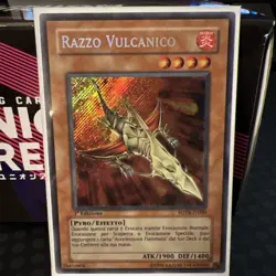 Italian Volcanic Rocket FOTB-IT000 Secret Rare 1st Edition Yugioh - Image 1