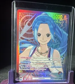 Bandai One Piece Nefeltari Vivi EB03-001 Full Art Foil Leader 5000 Power Eng - Image 1