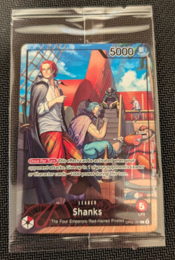 One Piece - Shanks OP09-001 - PSA Magazine Promo - SEALED - Image 1