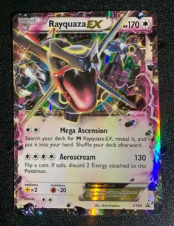 Pokemon TCG: Jumbo Rayquaza EX XY69 Promo Card - Image 1