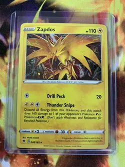 Zapdos 48/185 Cosmos Blister Promo Holo Rare Pokemon Card Voltage - Image 1