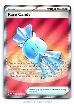 Rare Candy 175/132 - Mega Evolution - Pokemon Card - Near Mint - Image 1