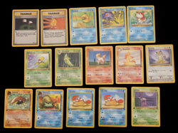 WOTC Pokemon 15x Card Heavy Play/Damaged Lot - 1st Edition, Base Jungle, Fossil - Image 1