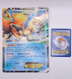 Jumbo Pokemon Card 2012 Keldeo EX Holo Oversized Boundaries Crossed 49/149 - Image 1