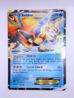 Jumbo Pokemon Card 2012 Keldeo EX Holo Oversized Boundaries Crossed 49/149 - Image 2