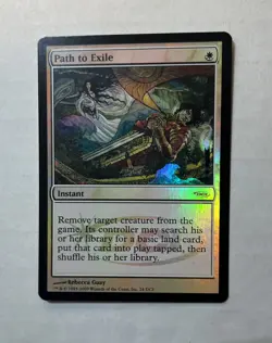Path to Exile Foil Promo Card FNM - NM/M - MTG Magic The Gathering Card English - Image 1