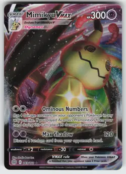 Mimikyu VMAX Ultra Rare SWSH09: Brilliant Stars 069/172 Pokemon - Image 1