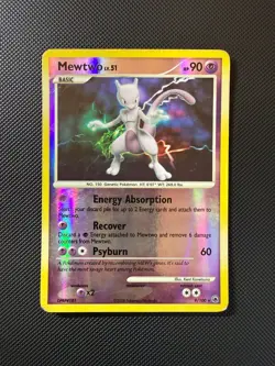2008 Pokemon Diamond & Pearl Majestic Dawn Mewtwo Reverse Holo #9/100 MP - Image 1