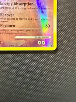 2008 Pokemon Diamond & Pearl Majestic Dawn Mewtwo Reverse Holo #9/100 MP - Image 3