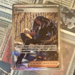 The Pokemon Company Geeta 226/197 SV03 Obsidian Flames SIR Full Art Holo EN - Image 1