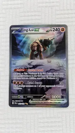 2023 Pokemon Ting-Lu EX SIR 263/193 Paldea Evolved 2 Gold Star - Image 1