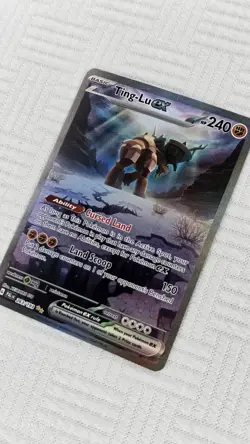 2023 Pokemon Ting-Lu EX SIR 263/193 Paldea Evolved 2 Gold Star - Image 2