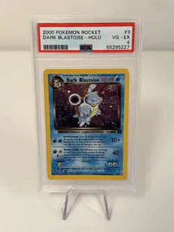 Dark Blastoise 3/82 2000 POKEMON TEAM ROCKET 3 DARK BLASTOISE-HOLO - PSA 4 - Image 1