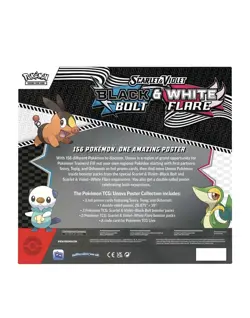 Pokemon TCG: Black Bolt & White Flare Unova Poster Collection - Factory Sealed - Image 2