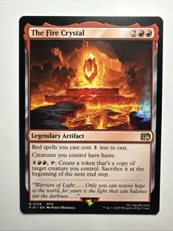 The Fire Crystal Final Fantasy Regular Magic: The Gathering Card NM - Image 1