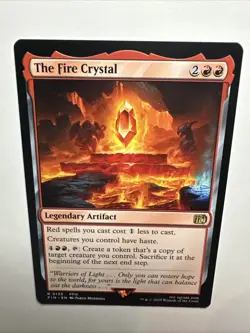 The Fire Crystal Final Fantasy Regular Magic: The Gathering Card NM - Image 2