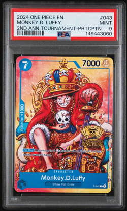 Monkey.D.Luffy (2nd Anniversary Stamped Promo) P-043 One Piece Promotion... - Image 1