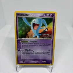 Wobbuffet 24/108 LP Holo Pokemon TCG CARD EX Power Keepers Stamp 2007 - Image 1