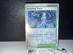 2024 Pokemon Jamming Tower 153 Twilight Masquerade Reverse Holo U Card NM+ - Image 1