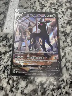 Umbreon V TG22/TG30 Ultra Rare Trainer Gallery Holo Lost Origin Pokemon Card - Image 2
