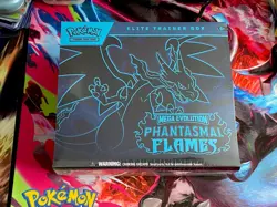 Pokemon TCG Mega Evolution: Phantasmal Flames Elite Trainer Box Factory Sealed - Image 1