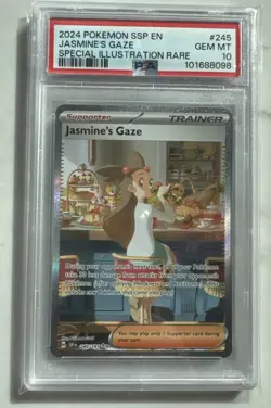PSA 10 - Jasmine's Gaze 245/191 SSP Pokemon Surging Sparks - Image 1
