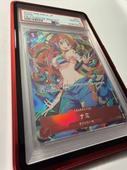 One Piece Premium Booster The Best Storage Box Set #007 Nami PSA 10 - Image 3