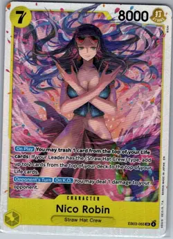 Nico Robin EB03-055 SR One Piece Heroines Edition - One Piece Card - NM - Image 1