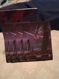 SWAMP X4 (264) (FULL ART) X4 Edge Of Eternities EOE Magic MTG MINT CARD - Image 2