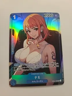 Nami Pirate One Piece Swimsuit Sexy ACG Goddess Story Waifu Card Girl Holo Anime - Image 1