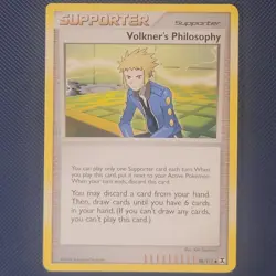 Volkner's Philosophy 98/111 - Rising Rivals - Uncommon Pokemon Card - M / NM - Image 1