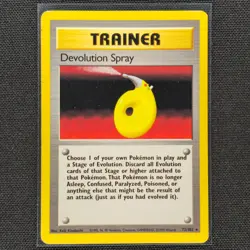 Devolution Spray - 72/102 - Rare - Base Set - Pokemon Card - HP - Image 1