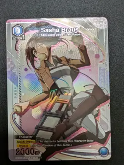Sasha Braus UE10BT/AOT-1-017 U* Attack On Titan Union Arena English Card - Image 1