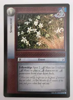 Simbelmyne LOTR TCG Lord of the Rings Two Towers Rare Decipher Card 4R289 - Image 1