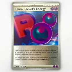 Team Rocket's Energy 217/217 Reverse Holo ME: Ascended Heroes Pokemon Card TCG - Image 1