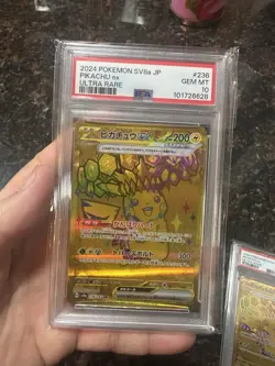 Sequential 3 PSA 10 Pikachu ex UR 236/187 Terastal Festival ex SV8a Pokemon JP - Image 3
