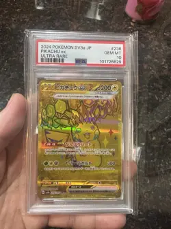 Sequential 3 PSA 10 Pikachu ex UR 236/187 Terastal Festival ex SV8a Pokemon JP - Image 4