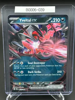 Pokemon TCG Yveltal ex 053/088 Perfect Order ex B0006-039 - Image 1