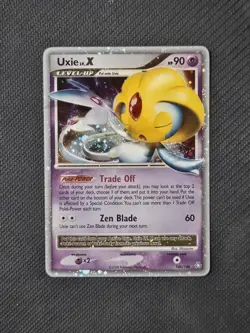 Pokemon TCG Uxie LV.X 146/146 Legends Awakened Ultra Rare Holo English 2008 - Image 1