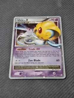 Pokemon TCG Uxie LV.X 146/146 Legends Awakened Ultra Rare Holo English 2008 - Image 2