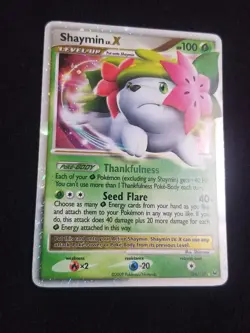 Pokemon TCG Shaymin LV.X 2009 Platinum 126/127 Holo - Image 2