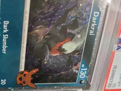 2024 POKEMON TRICK OR TRADE #136 DARKRAI PSA 10 WITH SWIRL - Image 3