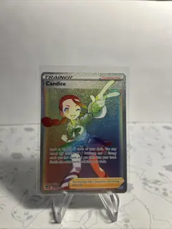 Candice 204/195 Rainbow Rare Silver Tempest Pokemon Near Mint - Image 1