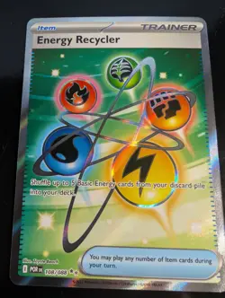 Pokemon Energy Recycler 108/088 NM Perfect Order POR Full Art Ultra Rare - Image 1