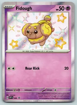 Fidough 069 Scarlet & Violet Promo Holo Pokemon NM - Image 1
