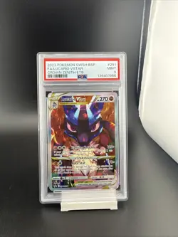 Pokemon Sword & Shield Lucario VSTAR Crown Zenith ETB SWSH291 PSA 9 - Image 1
