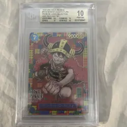 BGS 10 PRISTINE 2025 '25 ONE PIECE DAY MONKEY D LUFFY PROMO #P-110 JAPANESE TCG - Image 1